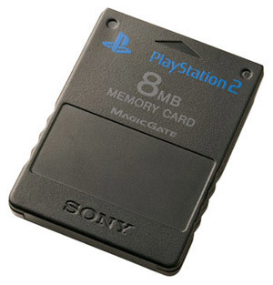 PS2 PlayStation 2 8 MB memory card (hardware), Sony