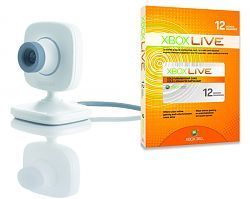 Xbox Live Vision Camera + 12 Maanden Live (hardware), Microsoft