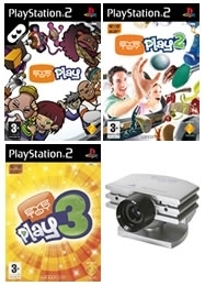 Eye Toy Pack 1,2,3 + Camera (PS2), Sony
