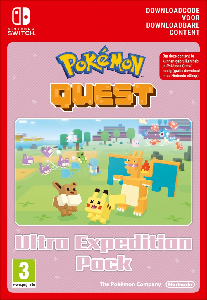 Pokemon Quest - Ultra Expedition Pack (Download Code) (eShop Download) (Switch), Nintendo