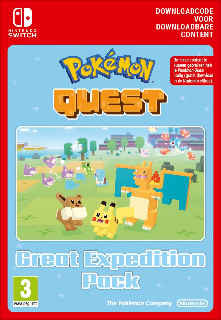 Pokemon Quest - Great Expedition Pack (eShop Download) (Switch), Nintendo
