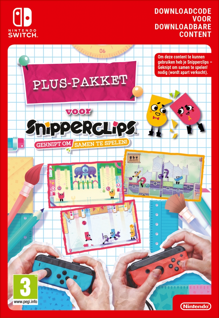 Snipperclips: Cut it Out, Together! Plus-Pack (eShop Download) (Switch), Nintendo