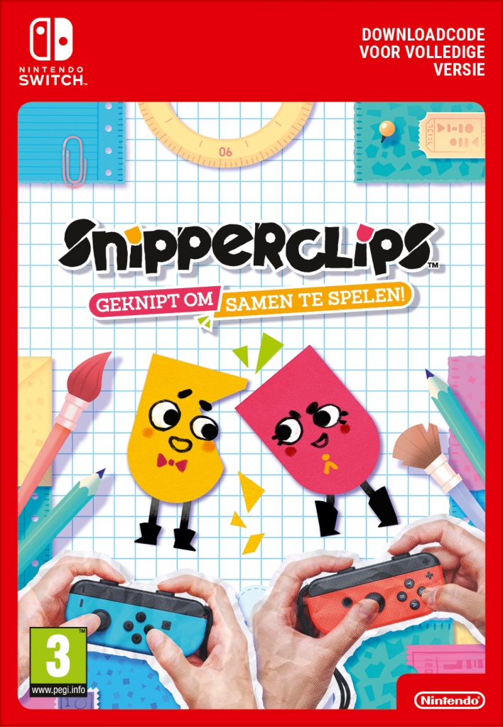 Snipperclips: Cut it Out, Together! (eShop Download) (Switch), Nintendo