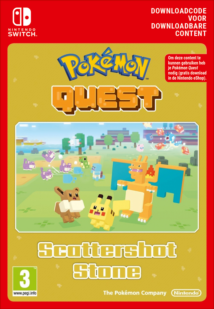 Pokemon Quest - Scattershot Stone (Download Code) (eShop Download) (Switch), Nintendo