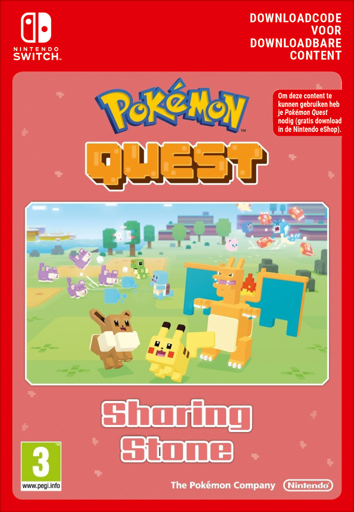 Pokemon Quest - Sharing Stone (Download Code) (eShop Download) (Switch), Nintendo
