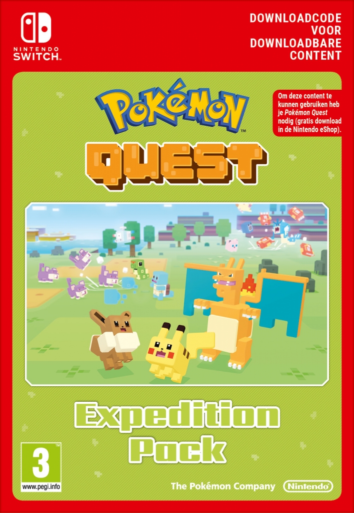 Pokemon Quest - Expedition Pack (Download Code) (eShop Download) (Switch), Nintendo