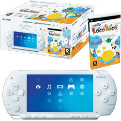 PSP Console Value Pack (White) + LocoRoco (hardware), Sony Entertainment