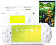 PSP Console Value Pack (White) + Daxter (hardware), Sony Entertainment
