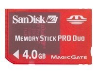 PSP Sandisk Memory Stick PRO Duo 4.0 GB (hardware), Sandisk