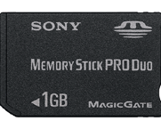 PSP Sony Memory Stick PRO Duo 1.0 GB (hardware), Sony